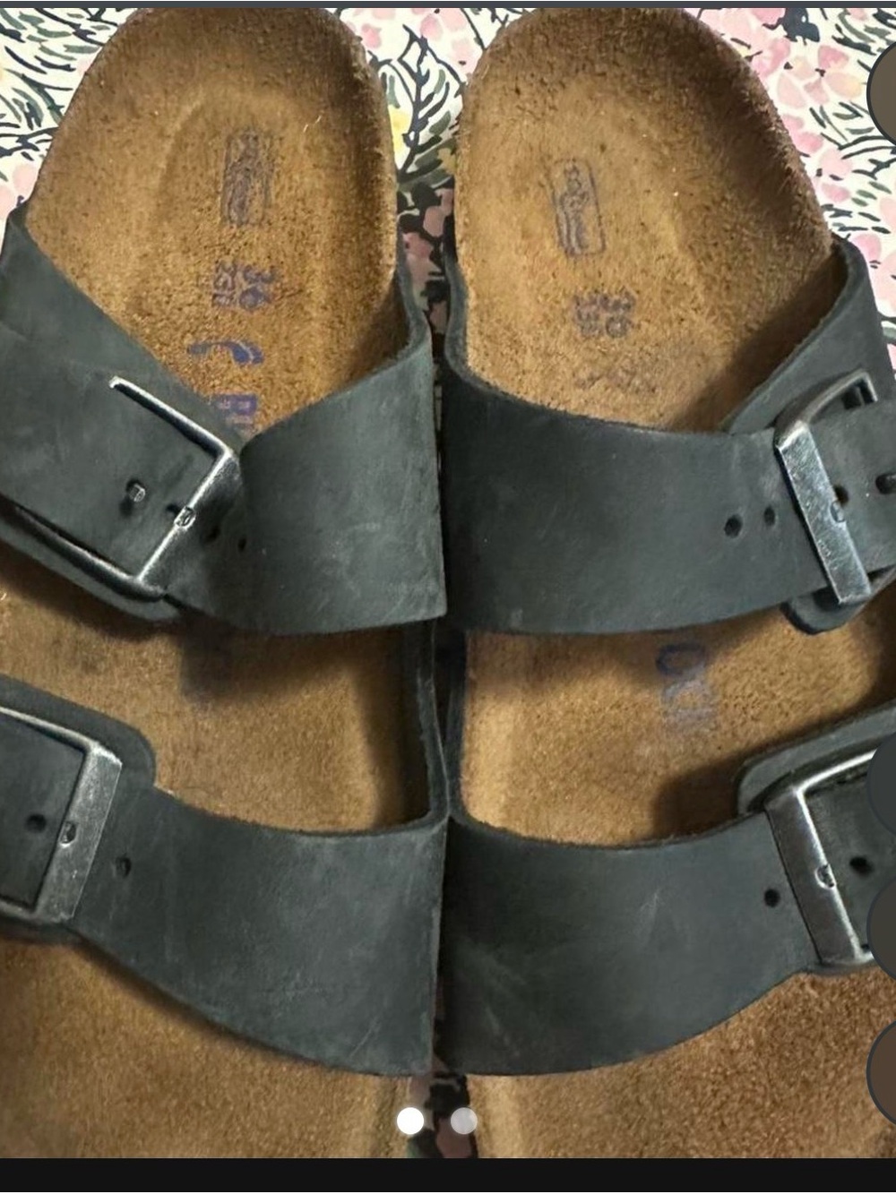 Birkenstock Black Two-Buckle Women's Sandals